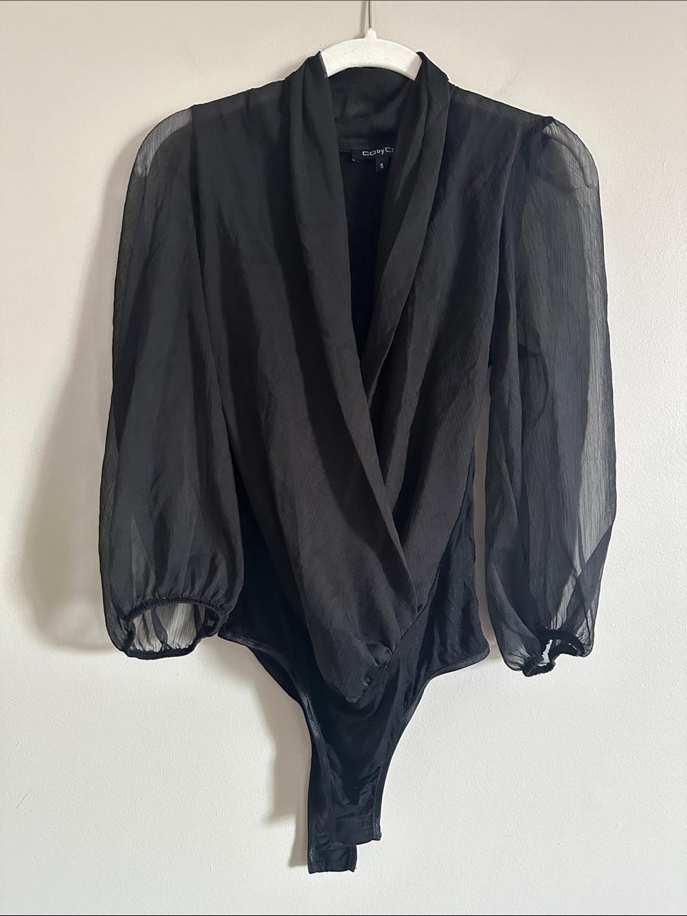 Brand New Sheer 3/4 Sleeve Bodysuit - Picture 12 of 14